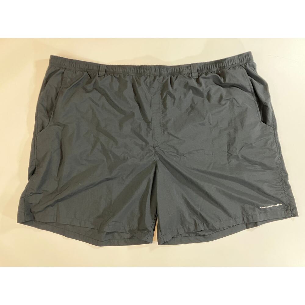 Columbia PFG Backcast III Men’s 4XL Black Omni-Shade Water Shorts Swim Trunks